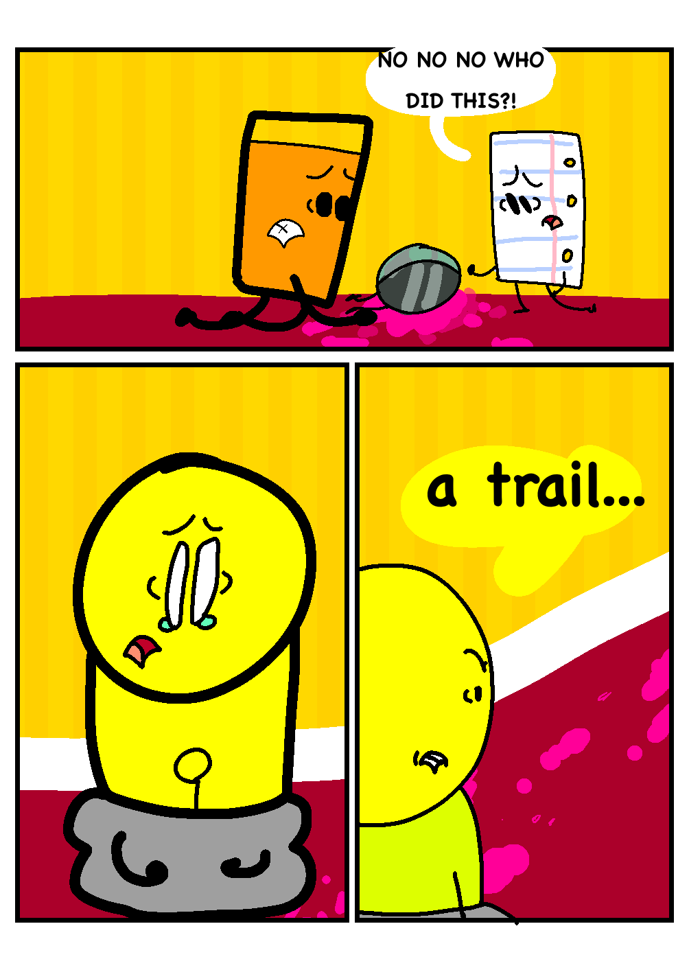 Inanimate Insanity Tissues Deviantart Time To Investigate! | Inanimate Insanity AU Comic by ...