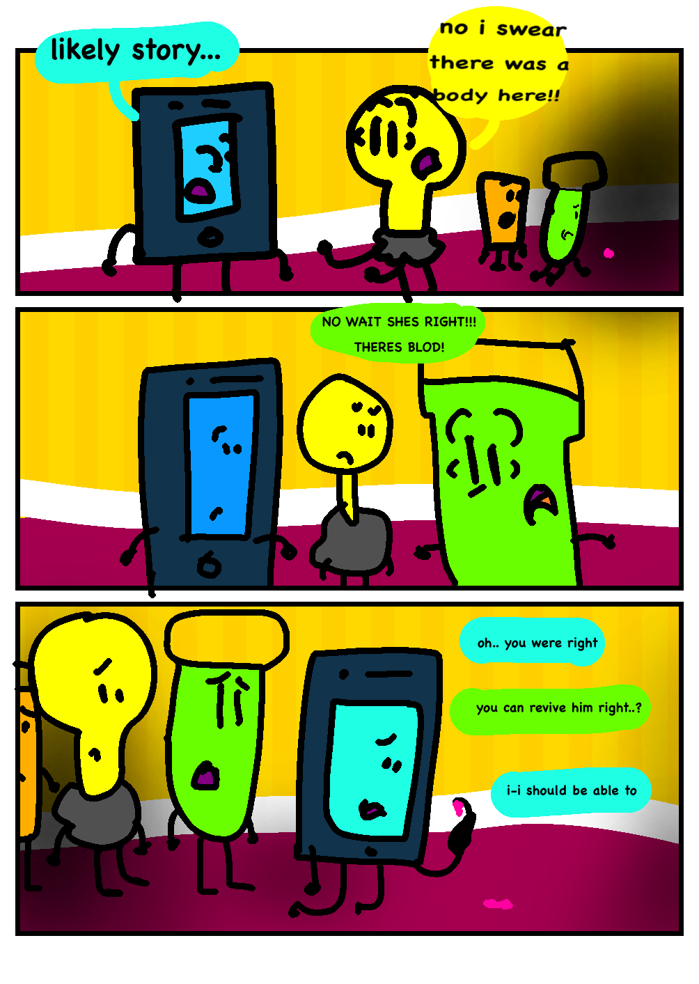 Springy Inanimate Insanity Deviantart WHAT?!? | Inanimate Insanity AU Comic | by smellyfloorclapperXX on ...