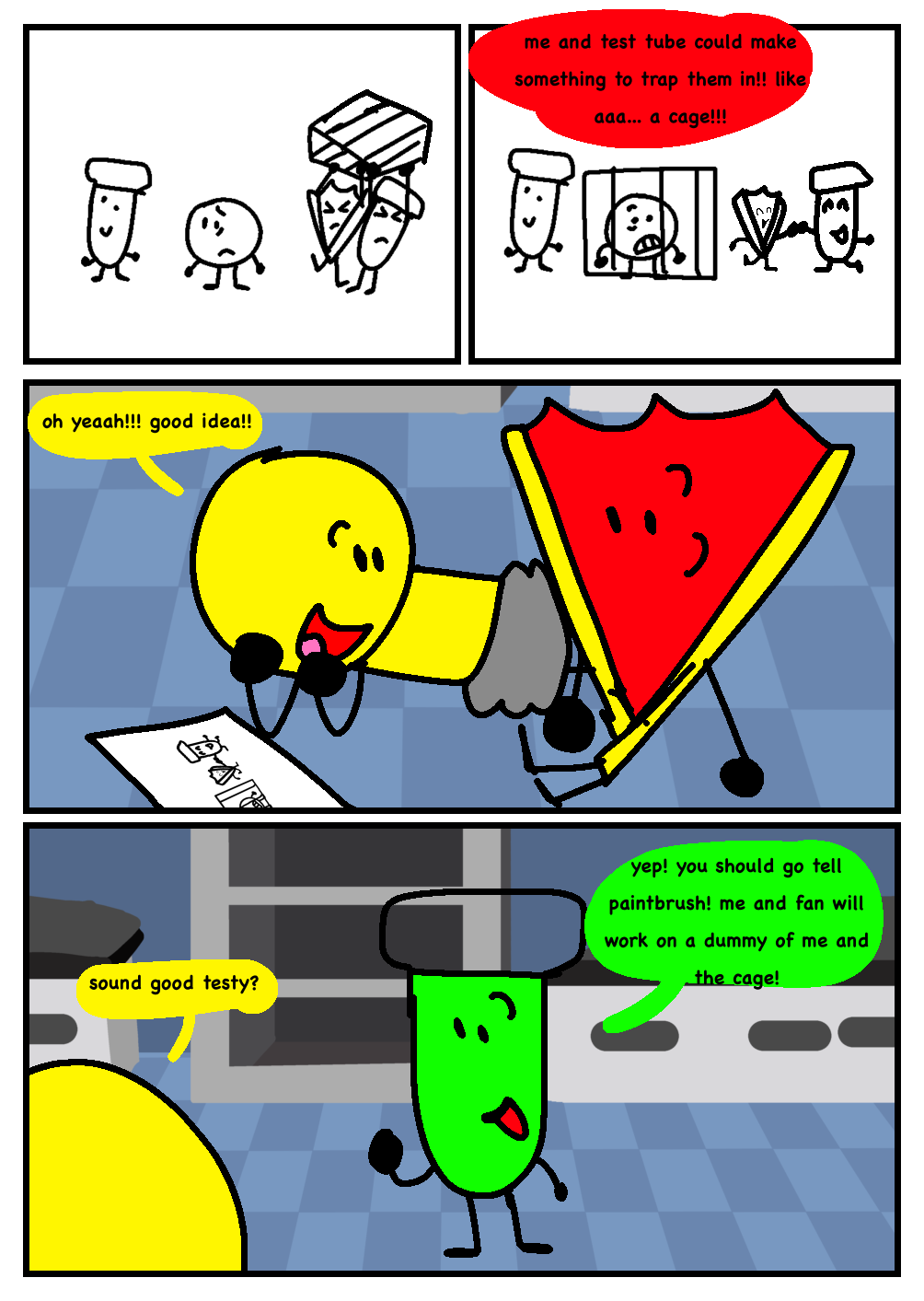 Lets get to work! | Inanimate Insanity AU Comic | by ...
