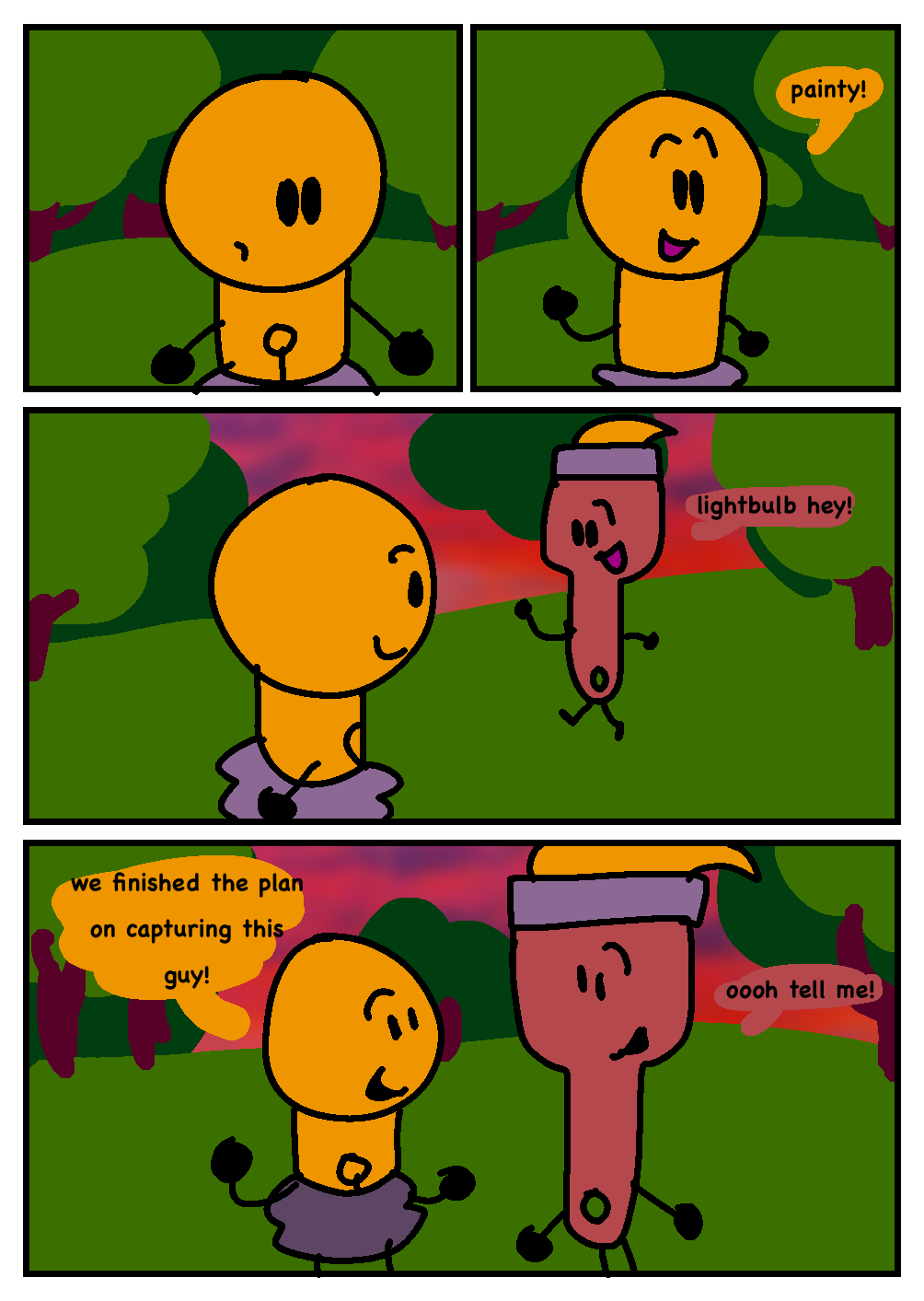Springy Inanimate Insanity Deviantart Painty! | Inanimate Insanity AU Comic | by smellyfloorclapperXX on ...