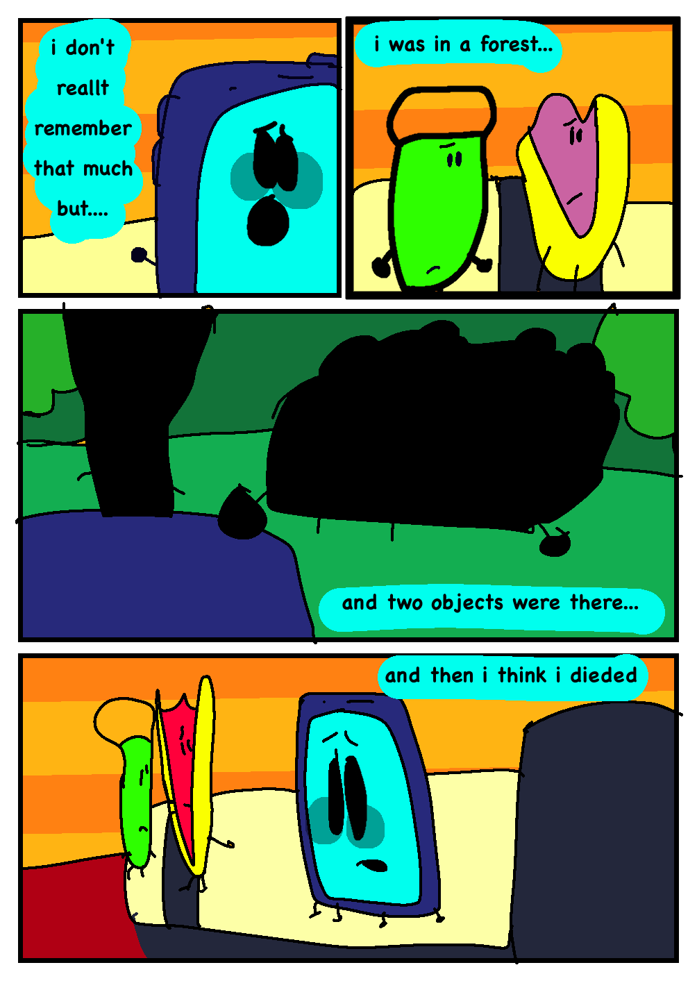 Deviantart Inanimate Insanity Numberjacks Died | Inanimate Insanity AU Comic | by smellyfloorclapperXX on DeviantArt