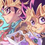 My very first digital yami..and yugi 