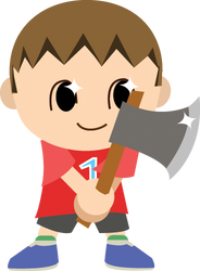 Chibi Villager Vector