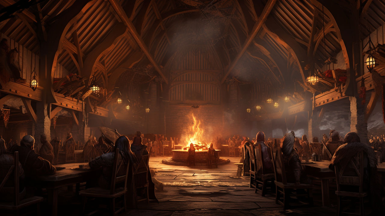 Closed Scene3 Viking Great Hall By StygianAI On DeviantArt closed-scene3-viking-great-hall-by-stygianai-on-deviantart