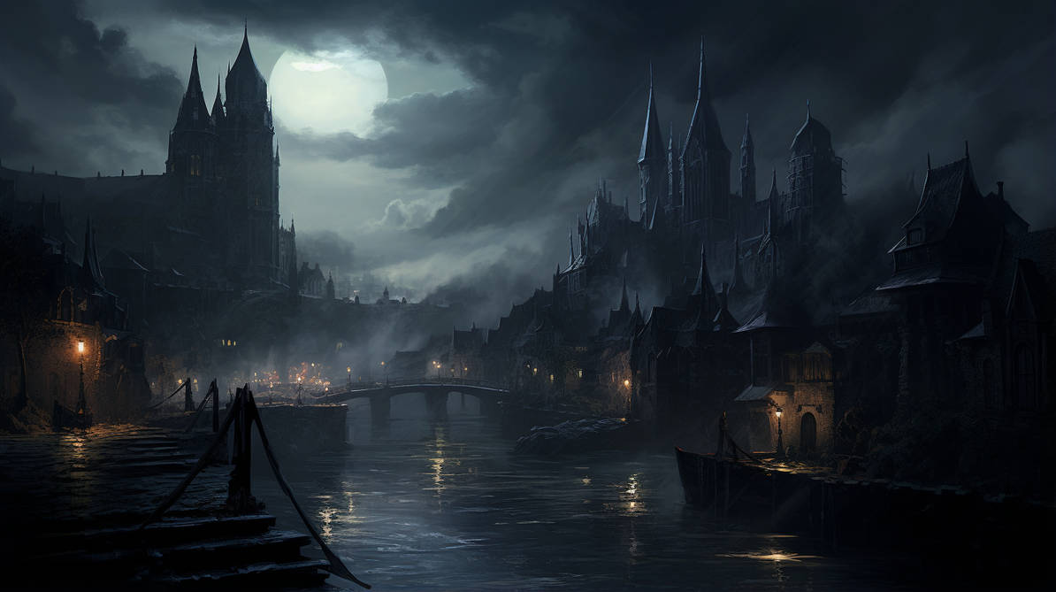 Scene51 Gothic City by StygianAI on DeviantArt