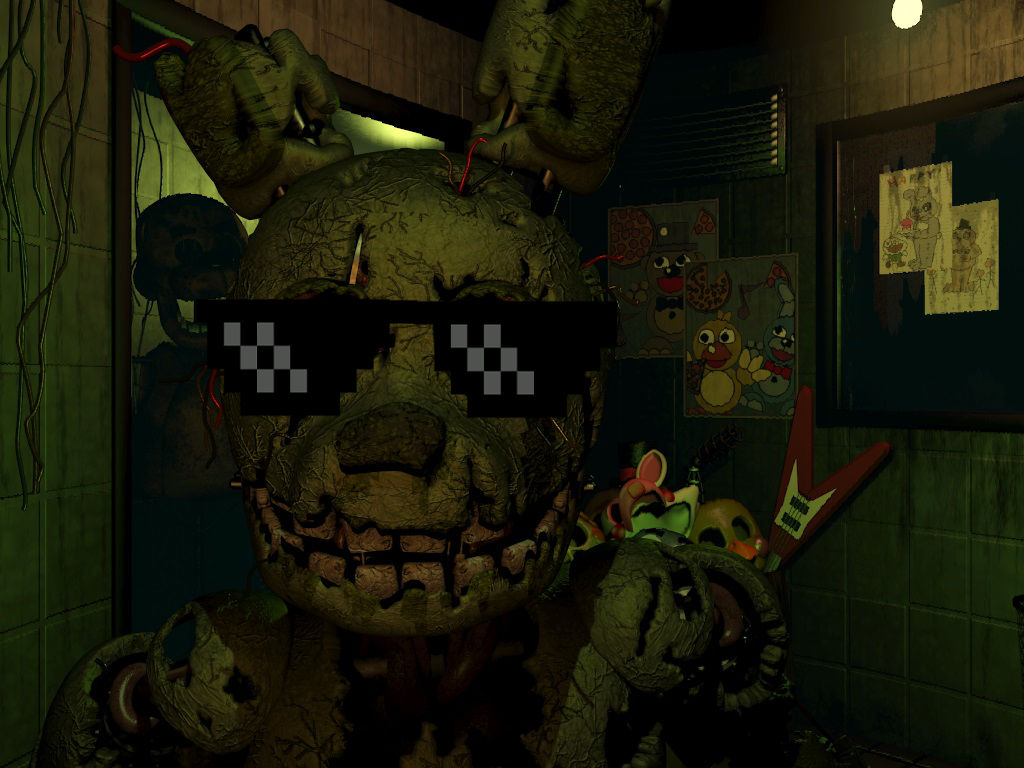 Springtrap deal with it by MaximumPlayer on DeviantArt