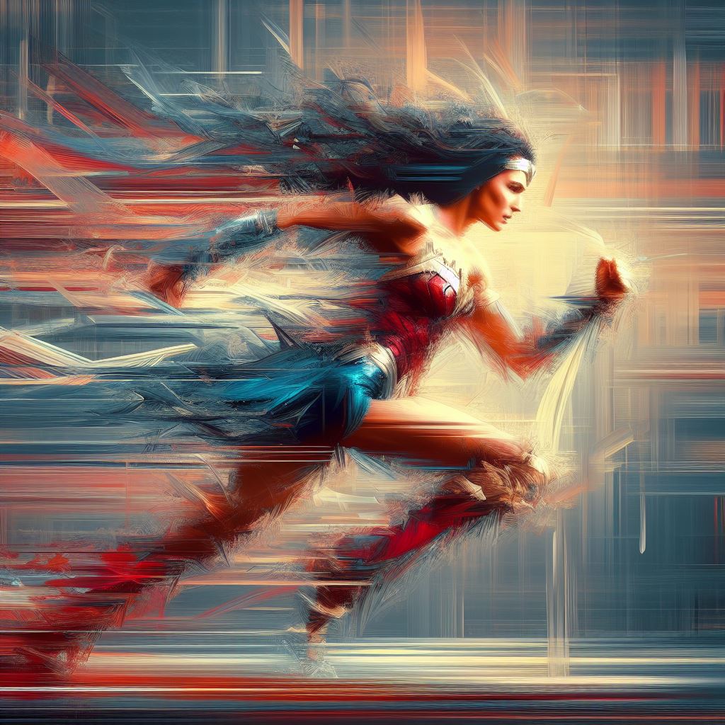 Wonder Woman RUN! by iwonderbc on DeviantArt