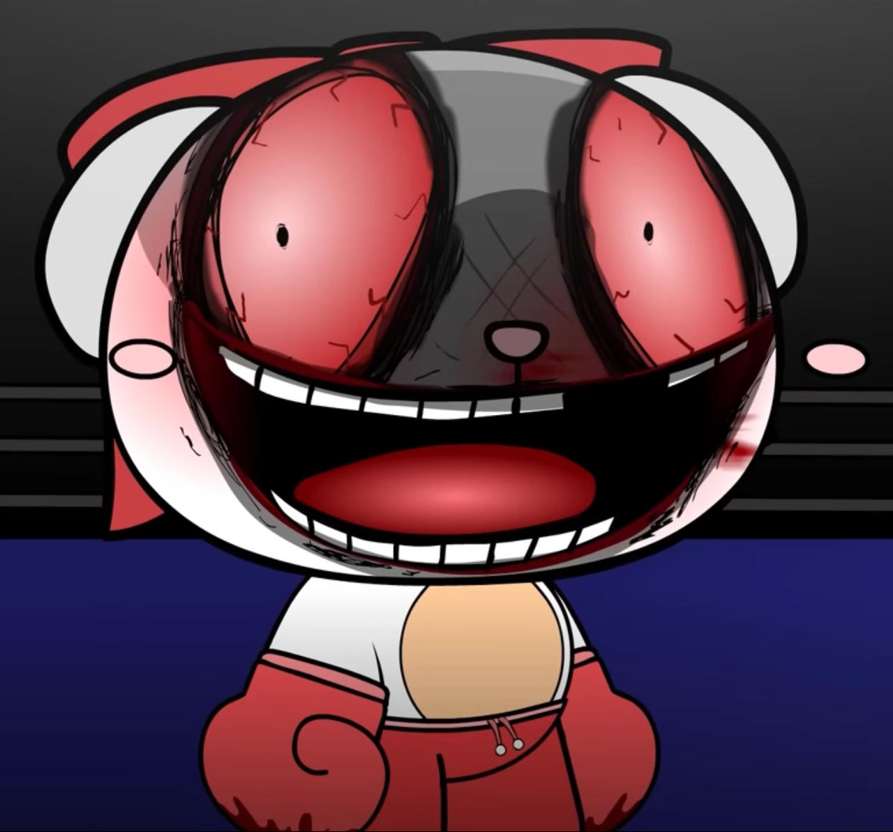 Rinny creepy smile and eyes by TheFanaticsFan on DeviantArt