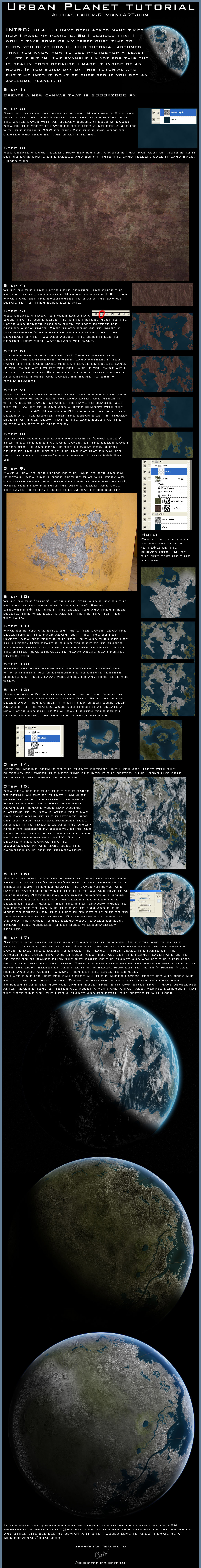 Urban Planet Tutorial by Alpha-Leader
