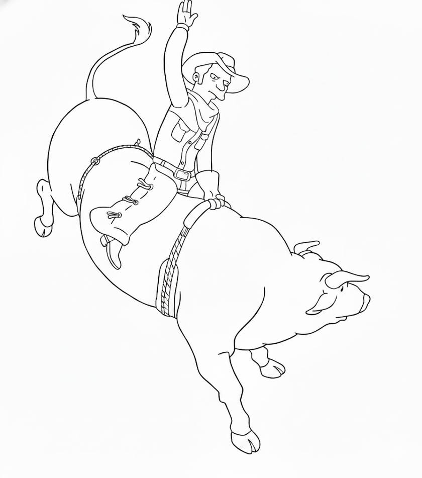 Bull Riding Deviantart Bull Riding Vector 1. by RodeoBanditarts on DeviantArt