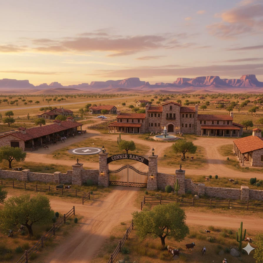 Concharty Ranch Conner Ranch. by RodeoBanditarts on DeviantArt