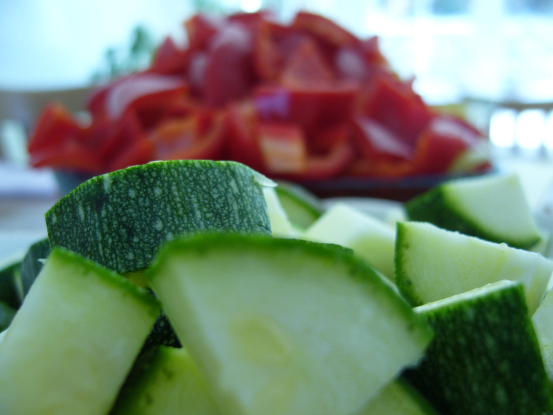 zucchini paprika