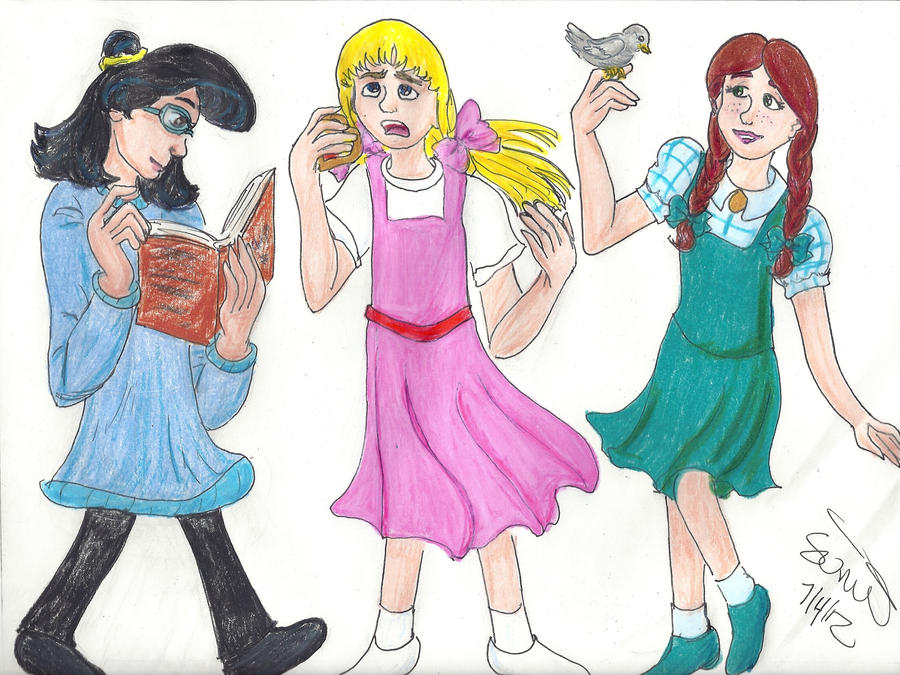 Phoebe, Helga, and Lila Disney Style