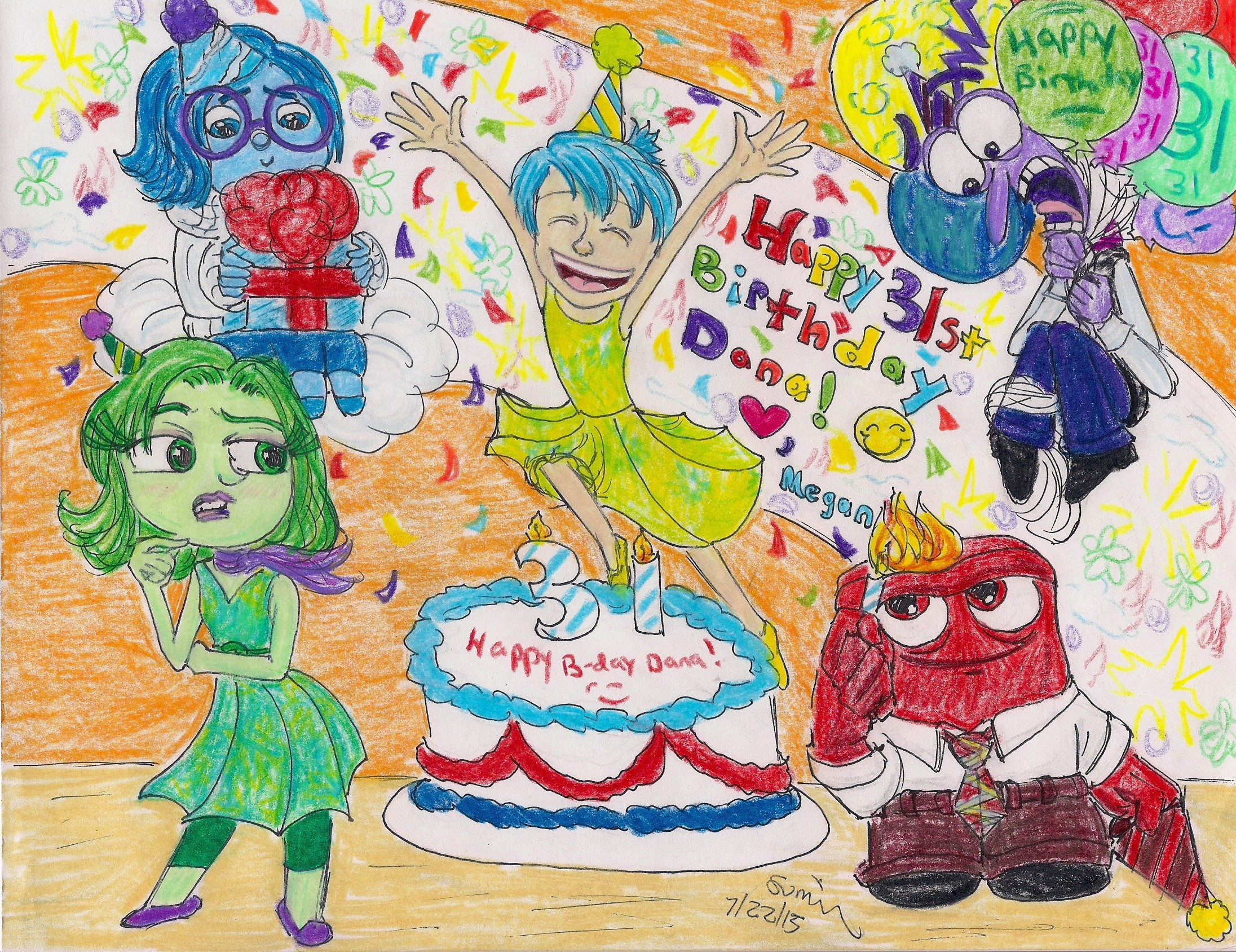 LycoRogue's Inside Out Birthday Party