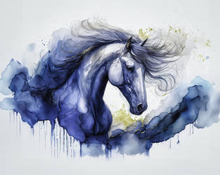 Blue Wash Horse