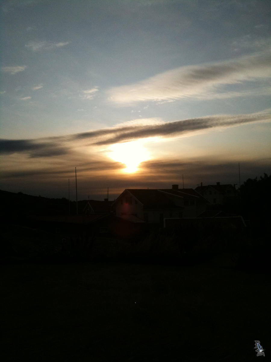 Evening sky on the West Coast