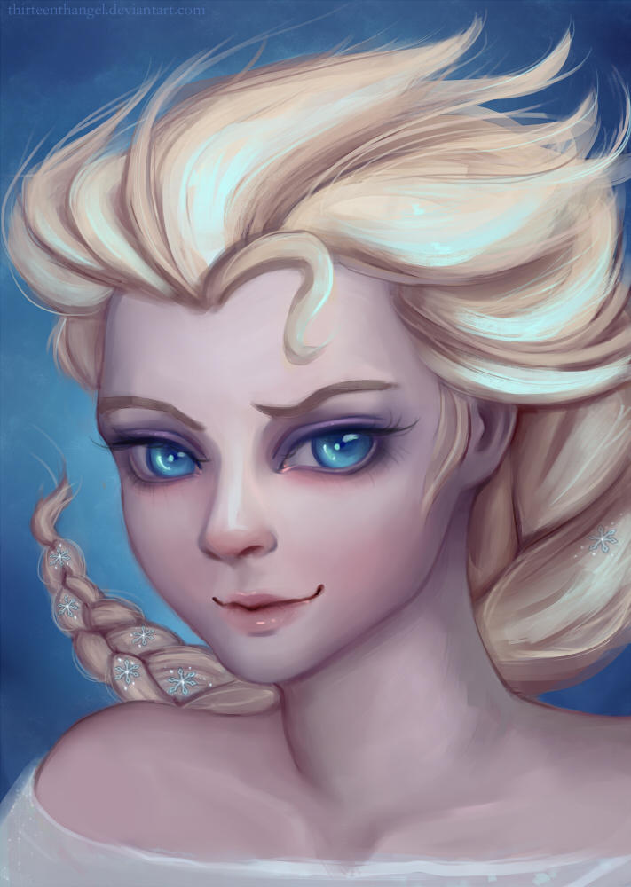 Elsa Portrait by thirteenthangel on DeviantArt