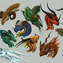 Exotic Dragon Horns