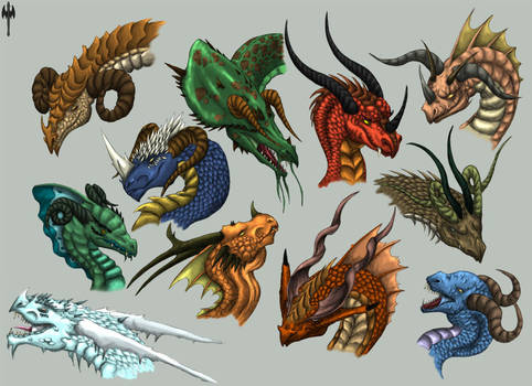 Exotic Dragon Horns