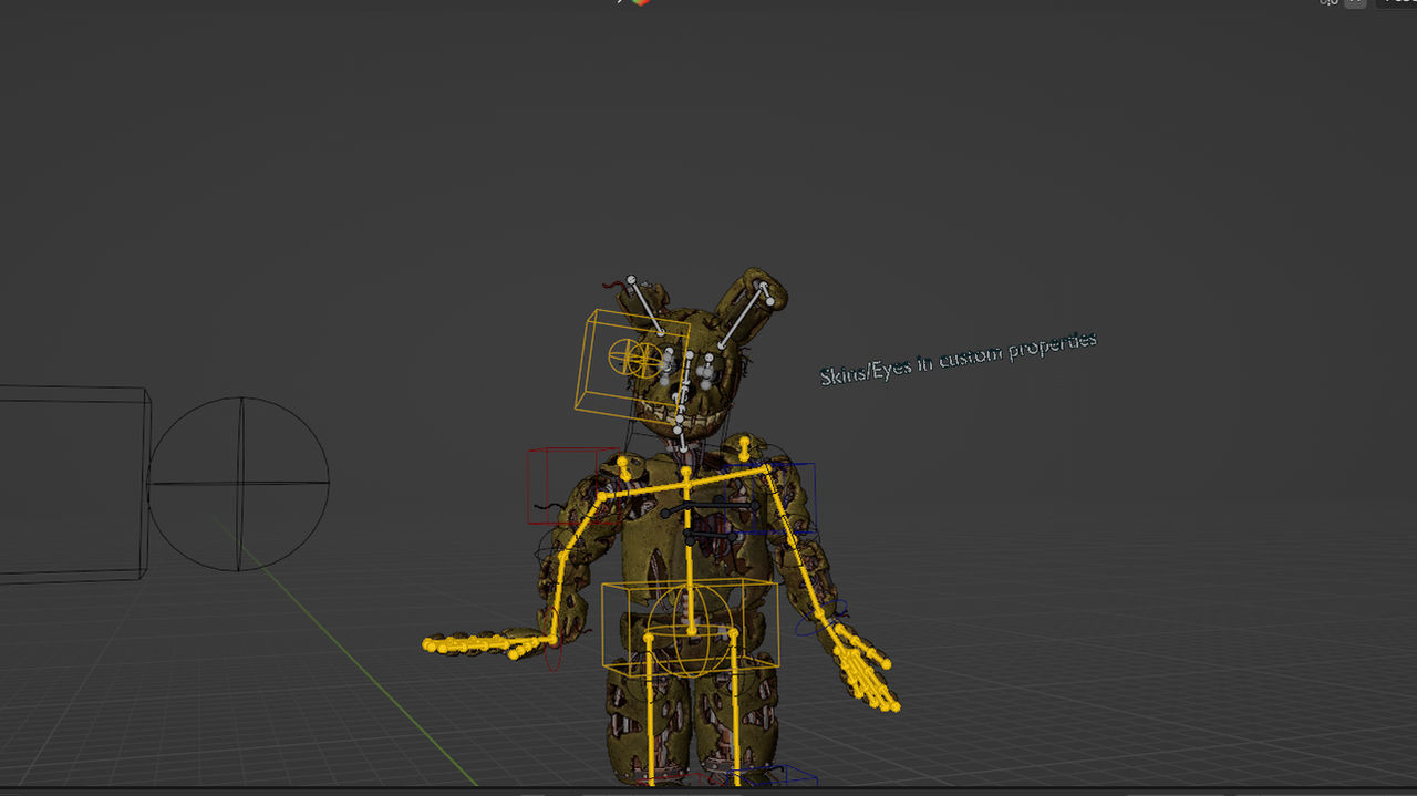 Hw Spring Trap Whimzy Springtrap HW V2 Performance Edit (Blender) by ...