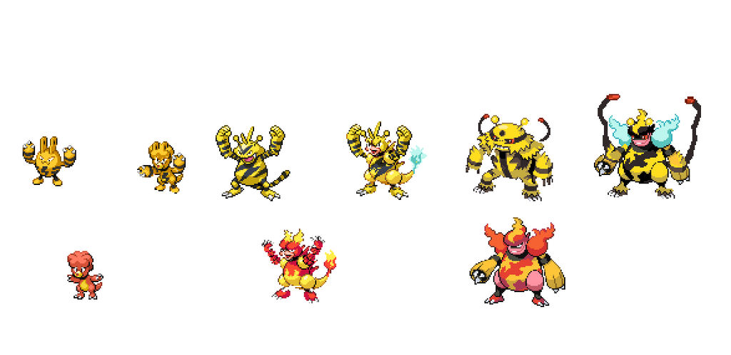 Evolution Line #1 by MrPacman4233 on DeviantArt