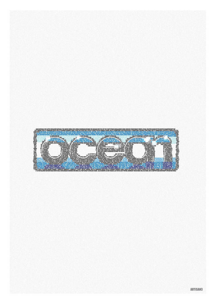 Ocean Retro Typo Logo by artisan3