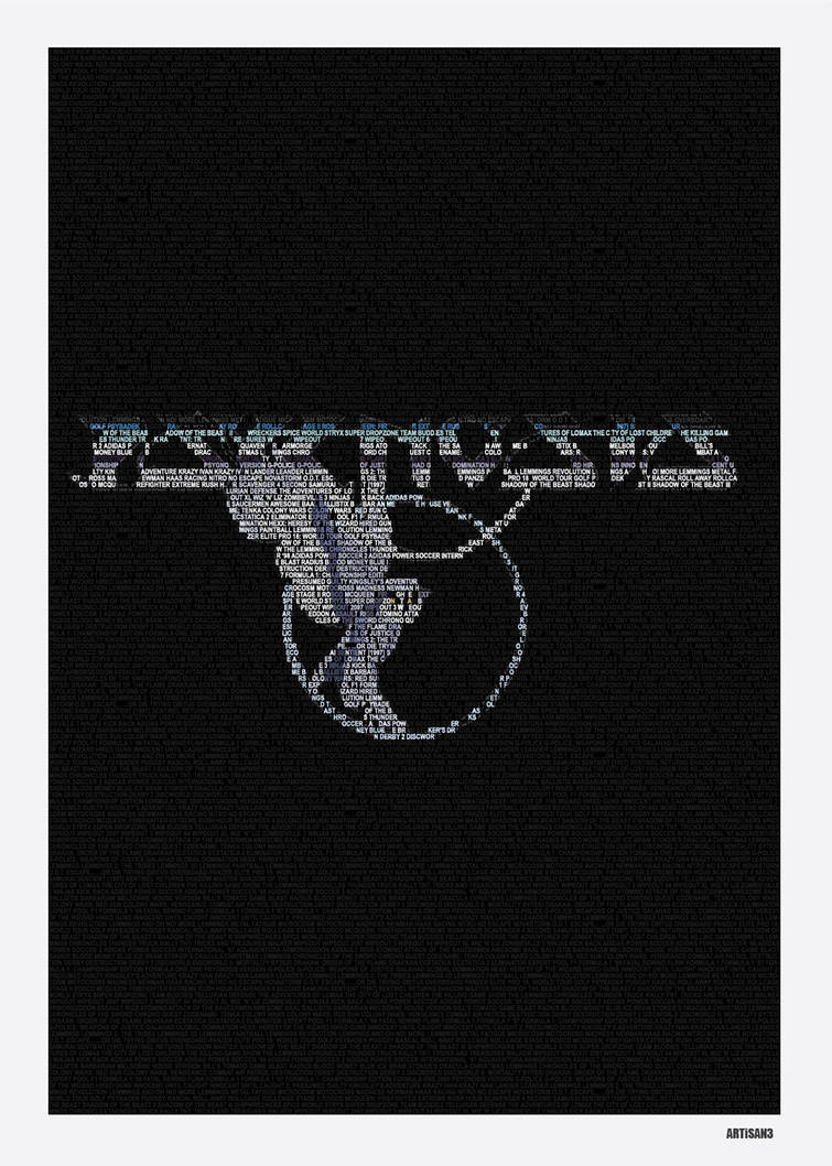 Computer Game Company Poster with Typography 4 by artisan3