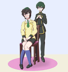 Nina and Lelouch Clothes Swap