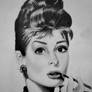 Audrey Hepburn Pencil Drawing