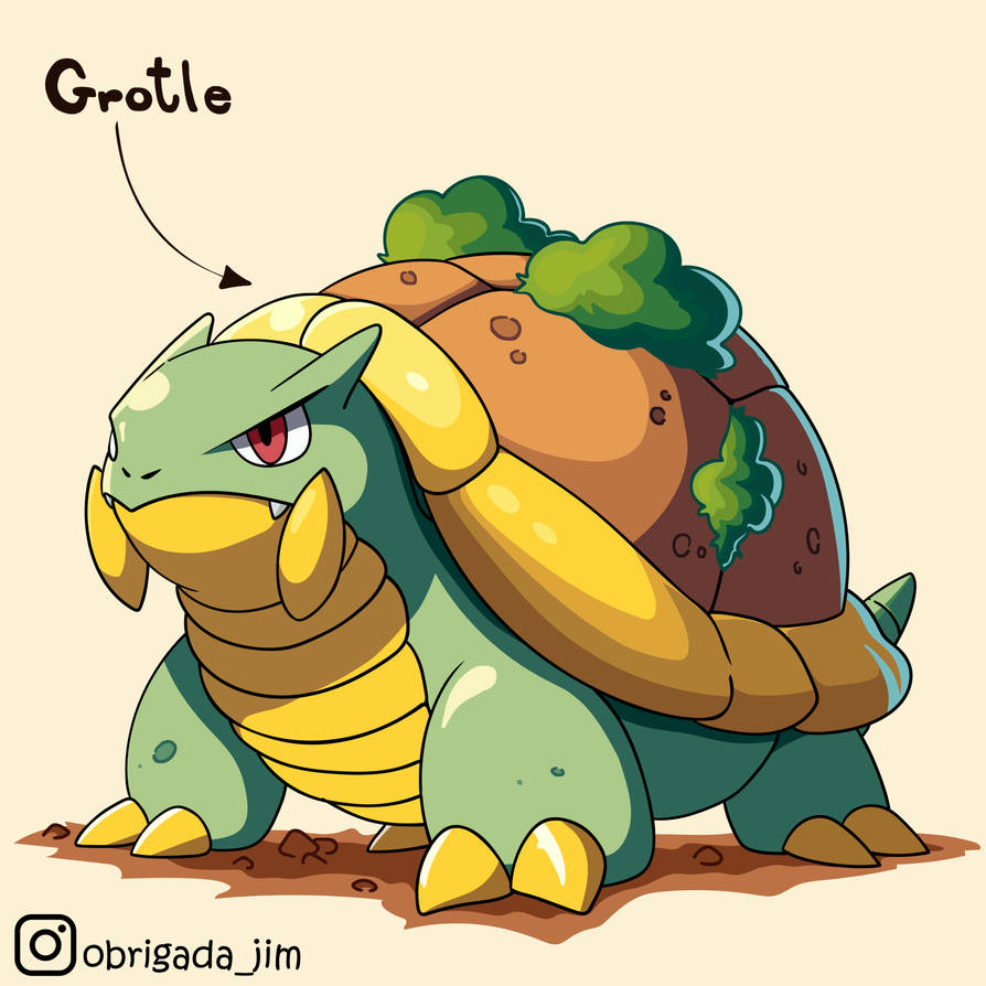 Grotle Tattoo 2. Grotle Redisign by ObrigadaJim on DeviantArt