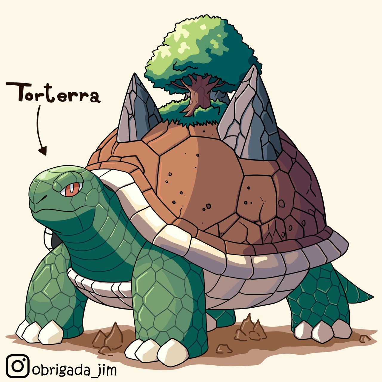 Torterra Rework 3. Torterra Redisign by ObrigadaJim on DeviantArt