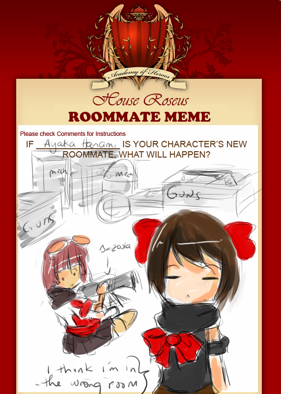 Aoh: Roommate Meme for Felme