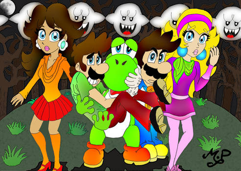 Scooby Doo-Mario style