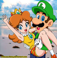 Luigi and Daisy - winners
