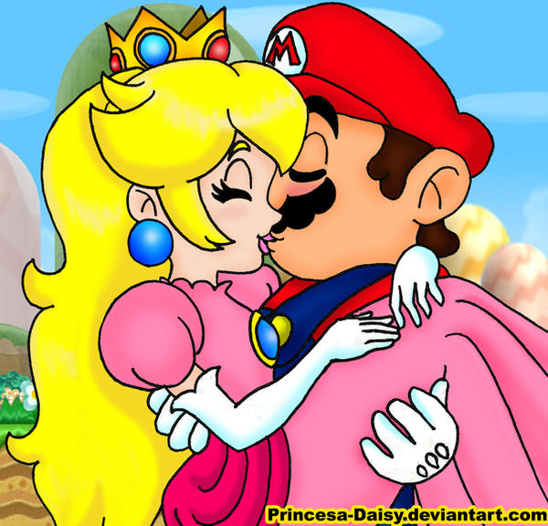 Mario and Peach - Gelato beach by Princesa-Daisy on DeviantArt.