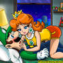 Luigi and Daisy: Try to escape now
