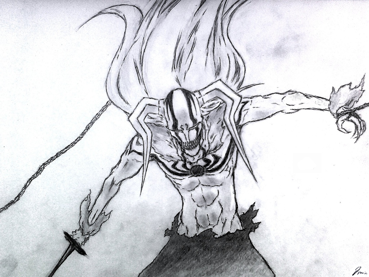 A drawing I did a little while back of Vasto Lorde Ichigo. @loehn