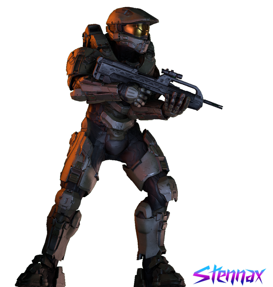 Master Chief (Halo 5) - Full Body/Transparent by Stennax on DeviantArt
