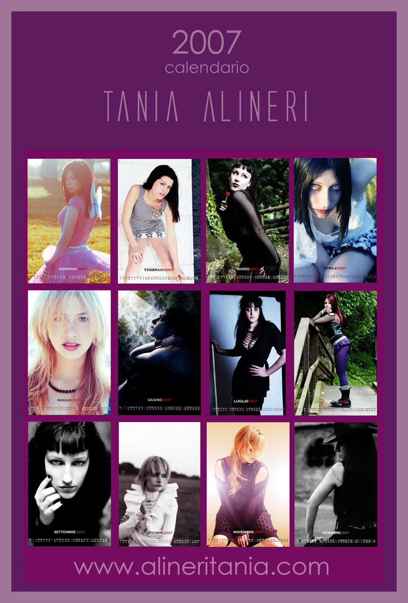 TANIA ALINERI Calendar 2007