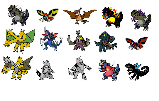 kaiju sprites