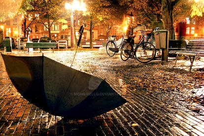 one rainy Amsterdam night