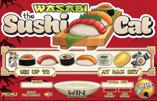Wasabi the Sushi Cat UI