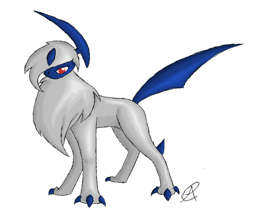 Absol Doodle by AbyssinChaos on DeviantArt
