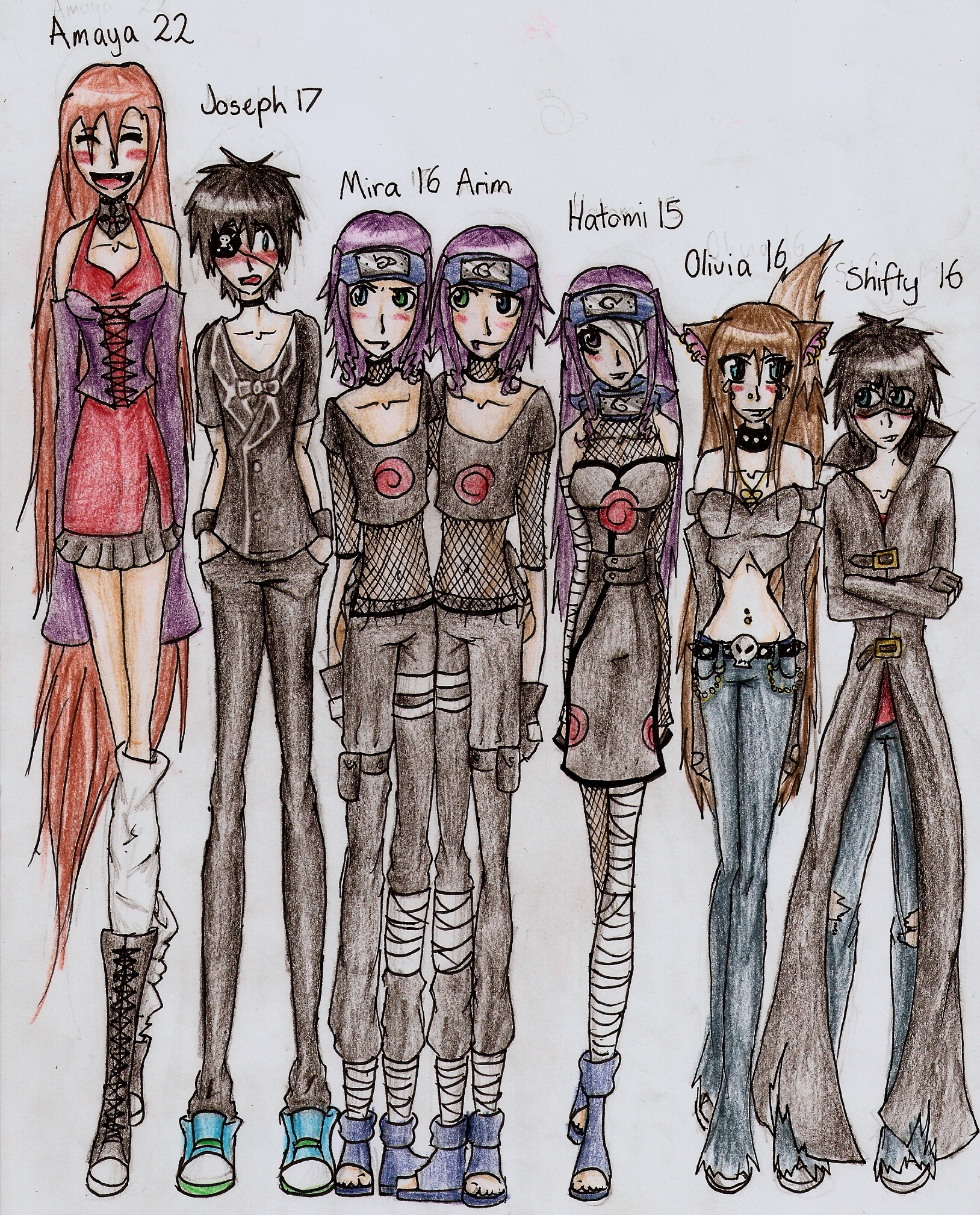 Horrortale Height Chart by AkaixZenny on DeviantArt