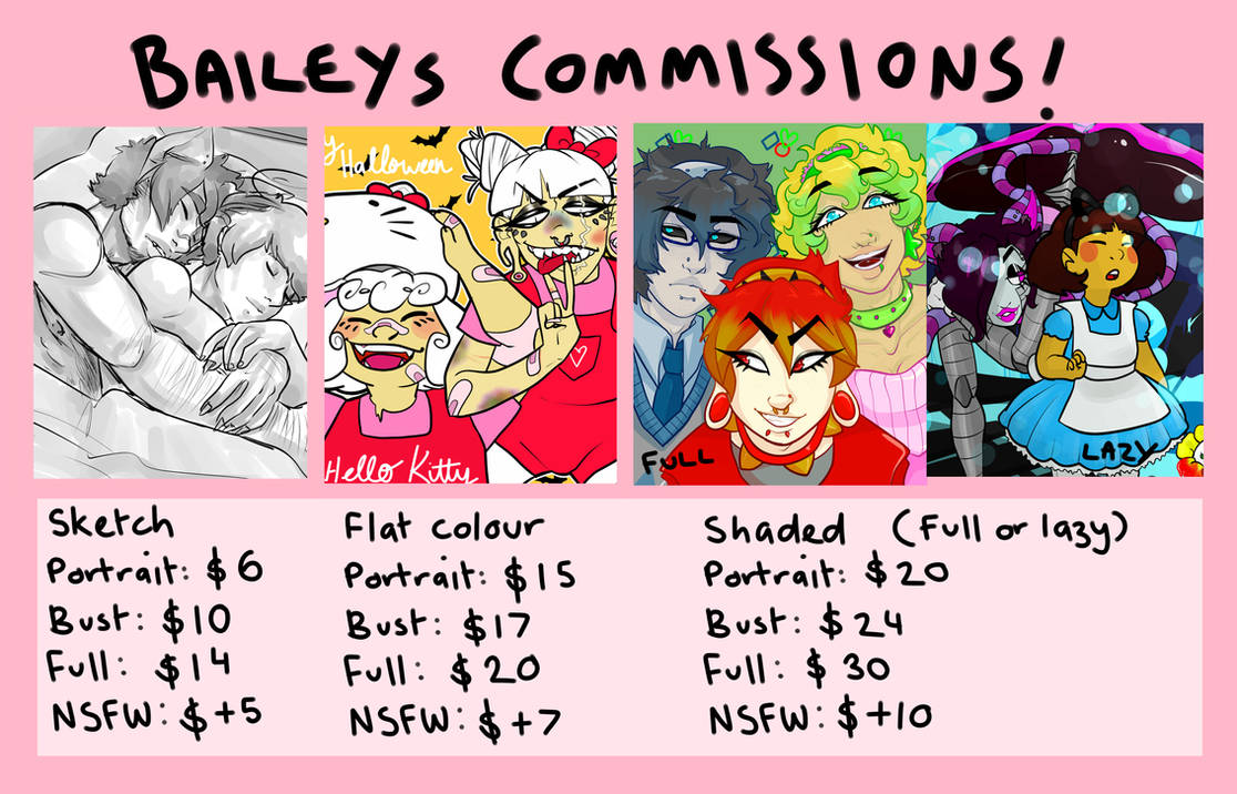 Commission Prices! NSFW Allowed