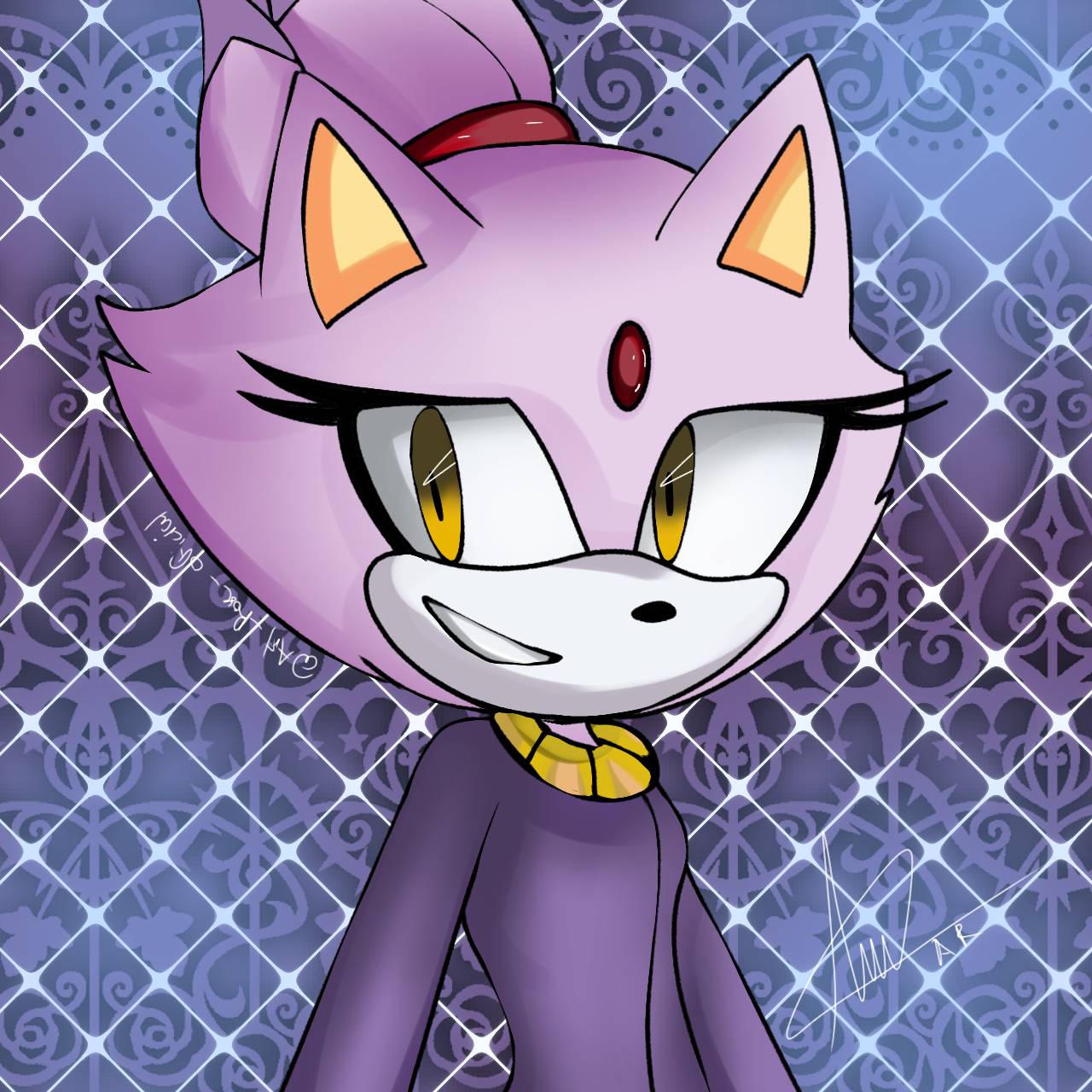 Blaze Keyed Deviantart Blaze the cat by ArtRose1 on DeviantArt