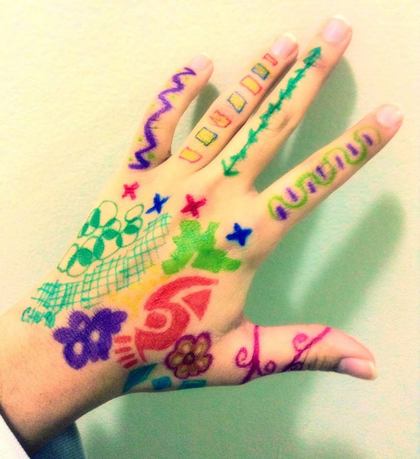 Sharpah Hand Sharpie hands by Chu96 on DeviantArt