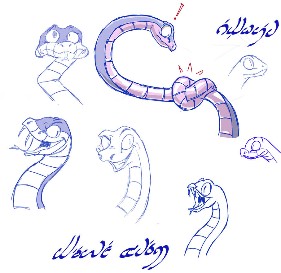 Snake Doodles by FeviiRu on DeviantArt
