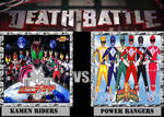 Death Battle : Kamen Riders vs Power Rangers