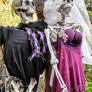 Happy Halloween the bride and the groom